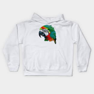 Profile of a Parrot Kids Hoodie